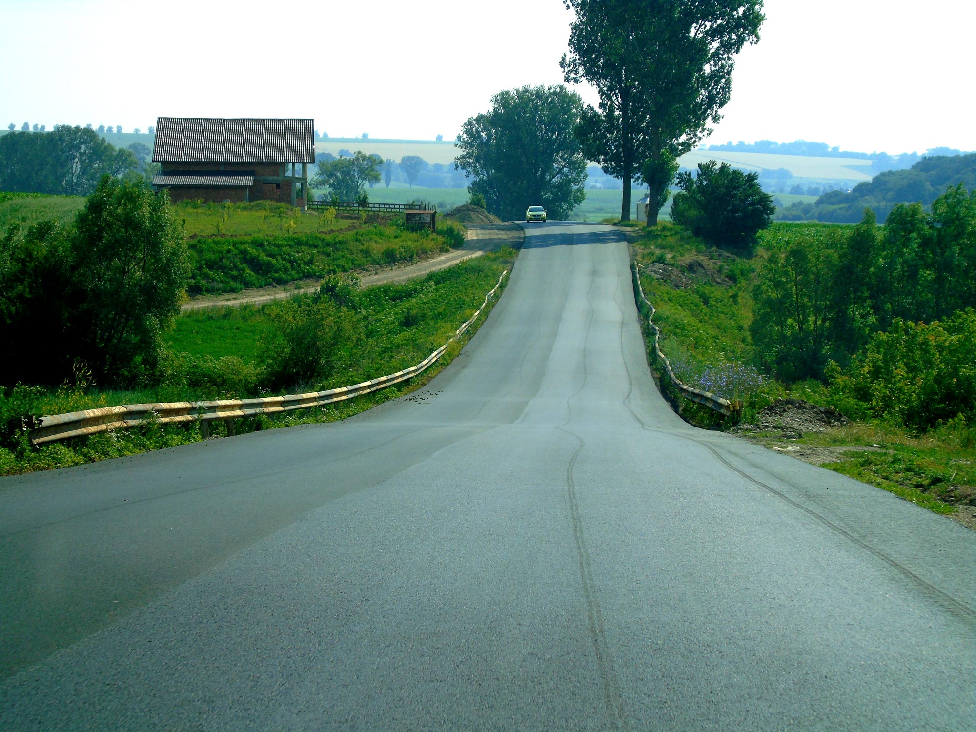 Structura de sprijin din pamant armat cu geogrile