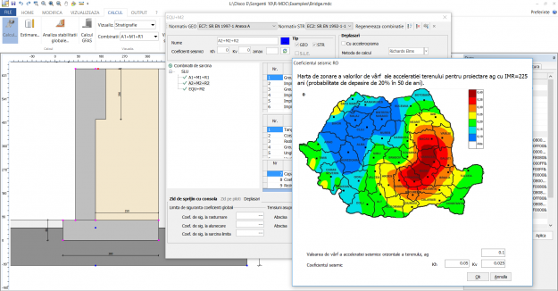 Calculul zidurilor de sprijin conform SR EN 1997 Anexa A
