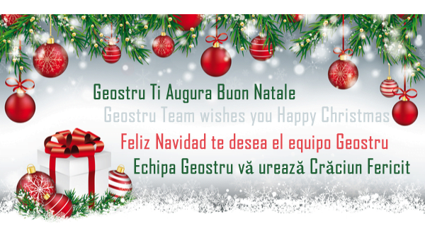 Geostru Ti Augura Buon Natale - Geostru Team wishes you Happy Christmas - Feliz Navidad te desea el equipo Geostru - Echipa Geostru vă urează Crăciun Fericit  