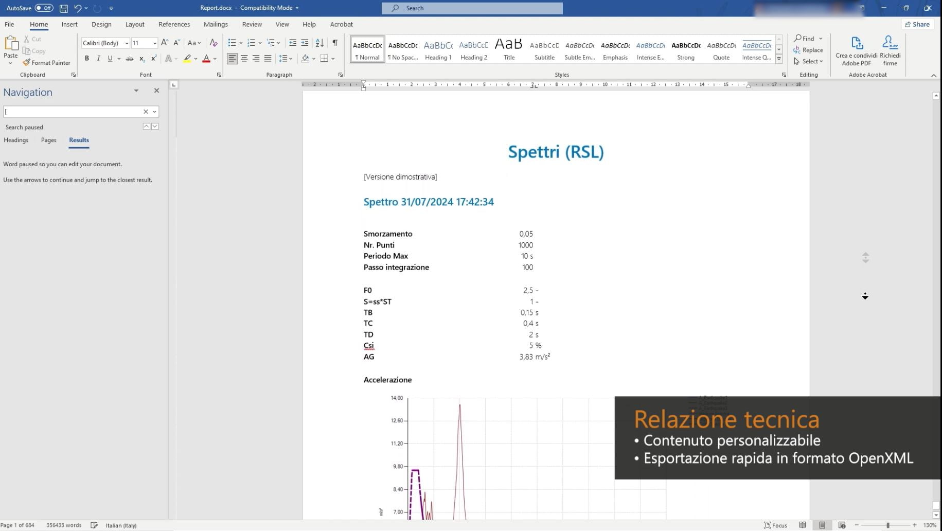 rsl iii2d geostru report