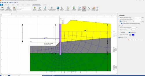 SPW 2027 – 2D flow net around the wall